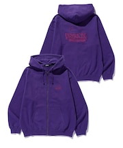 BACKSIDE OG ZIP UP HOODED SWEATSHIRT