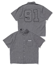 PIN STRIPE WORK S/S SHIRT