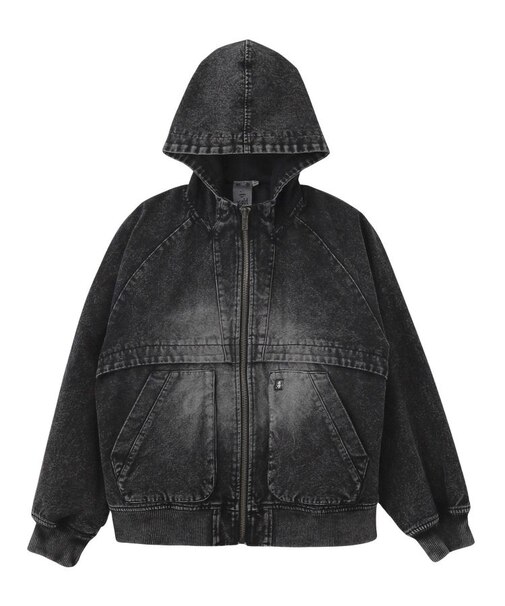 ARCH LOGO HOODED JACKET