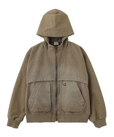 ARCH LOGO HOODED JACKET