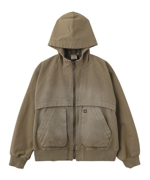 ARCH LOGO HOODED JACKET