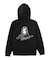RHINESTONE LOGO AND FACE ZIP UP SWEAT HOODIE