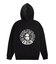 CIRCLE MESSAGE AND FACE ZIP UP SWEAT HOODIE