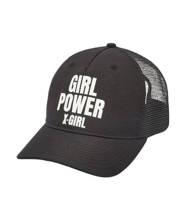 GIRL POWER LOGO TRUCKER CAP