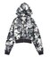 HIBISCUS CAMOUFLAGE ZIP UP SWEAT HOODIE