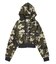 HIBISCUS CAMOUFLAGE ZIP UP SWEAT HOODIE