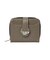HEART AND WING EMBLEM FAUX LEATHER WALLET