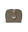 HEART AND WING EMBLEM FAUX LEATHER WALLET