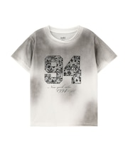 FADED LACE NUMBER S/S BABY TEE
