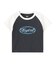 GLOW METAL OVAL LOGO RAGLAN S/S BABY TEE