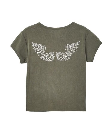 FADED ANGEL WING S/S BABY TEE