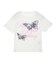 SCRIPT LOGO AND BUTTERFLY MESH S/S BABY TEE