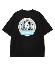 CIRCLE LOGO AND FACE S/S BIG TEE DRESS