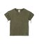 FADED LACED UP SLEEVE S/S COMPACT TOP
