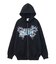 BUTTERFLY EMBLEM ZIP UP SWEAT HOODIE