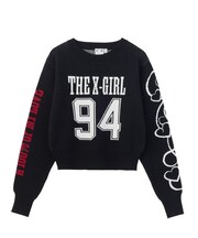 NUMBER JACQUARD COMPACT KNIT TOP