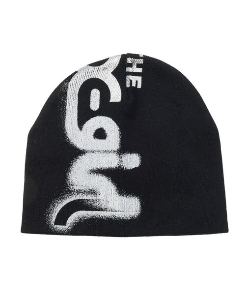 HEAVY DISTRESSED LOGO BEANIE