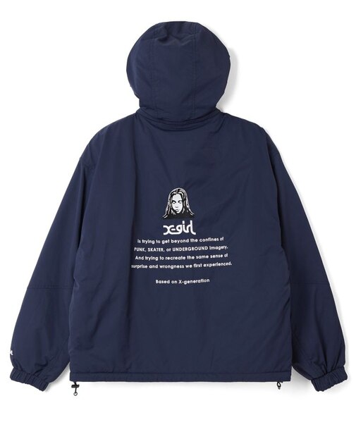 FACE EMBROIDERED PATCH REVERSIBLE JACKET