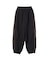 FACE LABEL LOOSE FIT TRAINING PANTS