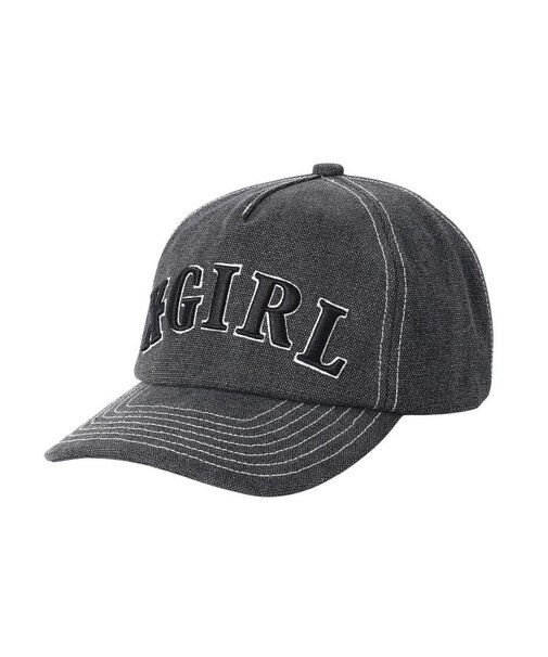 CONTRAST STITCH 5PANEL CAP