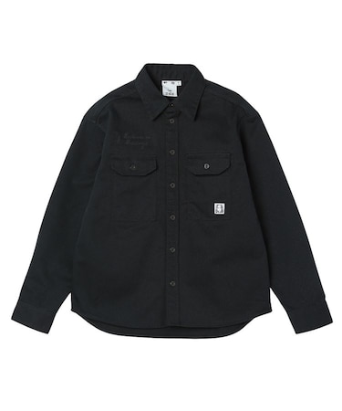 FACE LABEL WORK L/S SHIRT