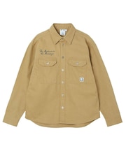 FACE LABEL WORK L/S SHIRT