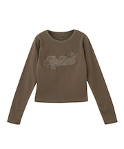 STAR LOGO PATCH FADED L/S COMPACT TOP
