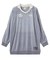 RHINESTONE LOGO VELOUR GAME SHIRT DRESS