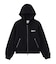 BACK LACE UP ZIP UP SWEAT HOODIE