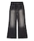 HEART POCKET FLARE DENIM PANTS