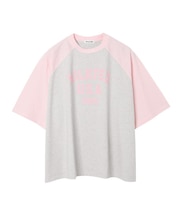 COLLEGE LOGO BIG S/S TOP