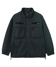 GARMENT DYED PUFFER MILITARY JACKET