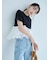 【WEB限定カラーあり】ボリュームペプラムドッキングカットプルオーバー