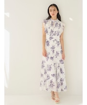 【販路限定サイズあり】Sustainableプリーツプリントワンピース