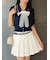 ベルトセットプリーツミニスカショーパン