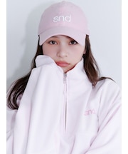 【sndロゴ】ハーフジップカットプルオーバー