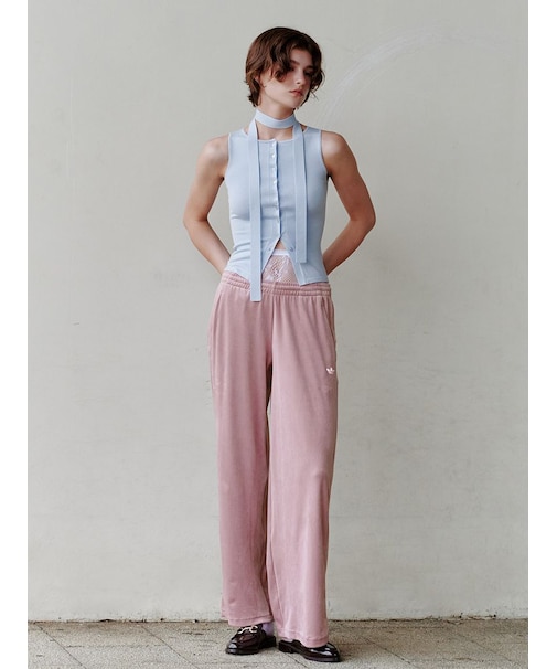 【adidas Originals】ESS VELOUR PANT /エッセンシャルズ ベロアパンツ