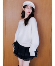 【WEB限定】レイヤードフリルスカショーパン