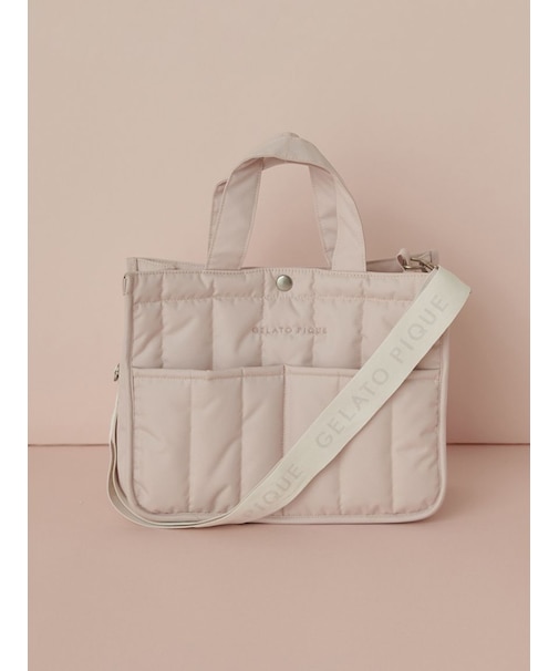 【CAT&DOG】【販路限定商品】キルティングお散歩バッグM