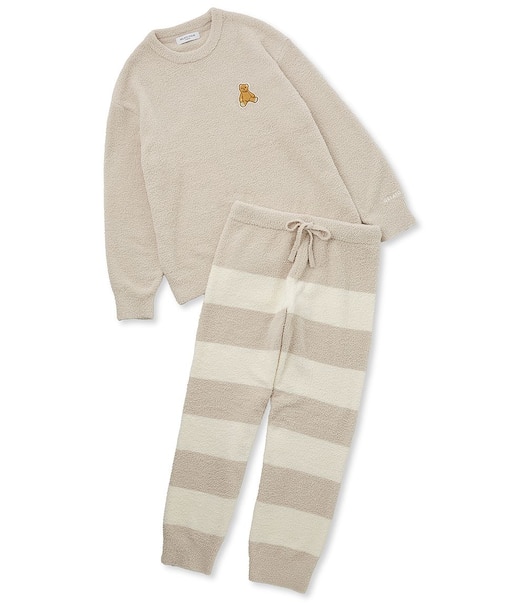 【ONLINE限定】【HOMME】ベビモコベアプルオーバー＆ロングパンツセット