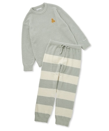 【ONLINE限定】【HOMME】ベビモコベアプルオーバー&ロングパンツセット