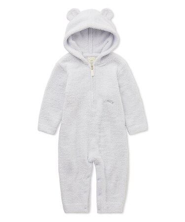【限定カラーあり】【BABY】パウダーベアロンパース