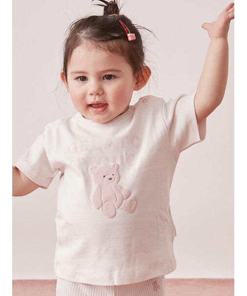 【BABY】ぬいぐるみワンポイントTシャツ