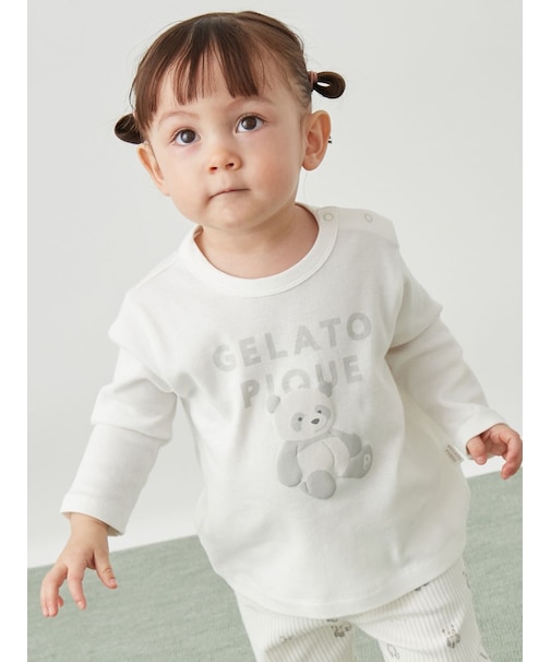 【BABY】ぬいぐるみワンポイントロンT