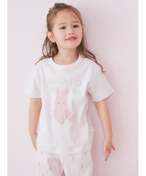 【KIDS】ぬいぐるみワンポイントTシャツ