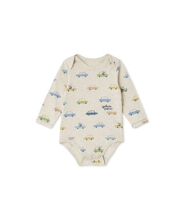【BABY】長袖ボディスーツ
