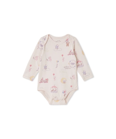 【BABY】長袖ボディスーツ