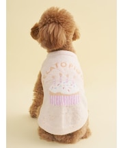 【CAT&DOG】【Birthday】スムーズィーカップケーキジャガードプルオーバー