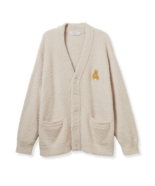 【ONLINE限定】【HOMME】ベビモコベアワンポイントカーディガン
