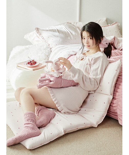 【Sleep】【ONLINE限定カラーあり】バリエーションプリントごろ寝クッション